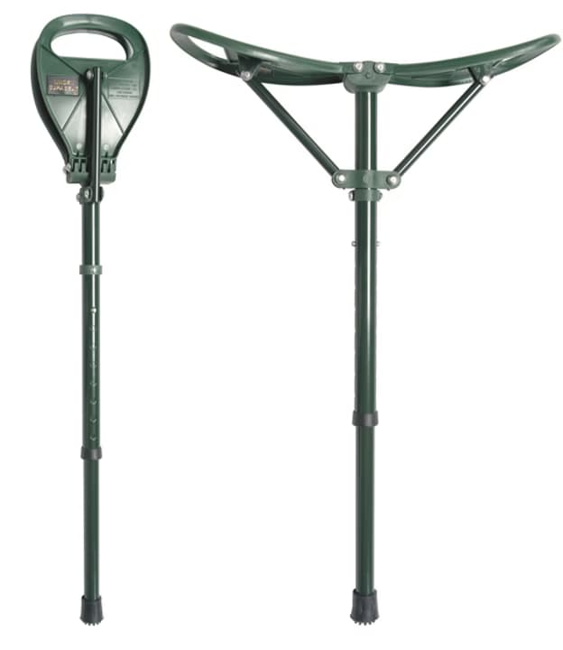 CANNE-SIEGE SUPASEAT "OBSERVER" - VERT CAOUTCHOUC