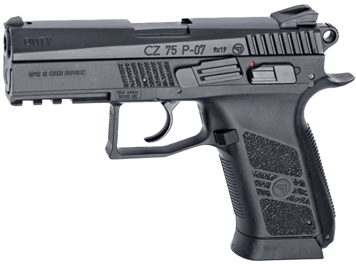 PISTOLET CO2 CZ 75 P-07 DUTY BLUE M-SLIDE B-BACK .177BBS / 16728