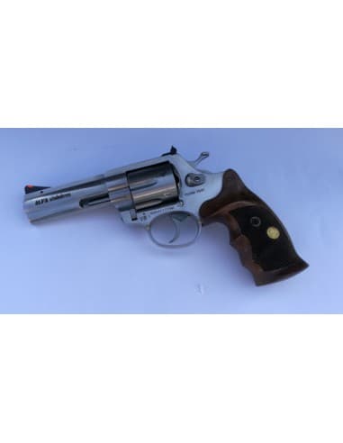 REVOLVER ALFA STEEL 3541.3 4" STAINLESS GRIP 9 - CAL 357 MAG