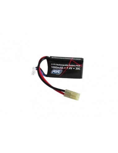 BATTERIE SOFT AIR 7,4 VOLT 1000 MAH LI-PO (PEQ) / 17462
