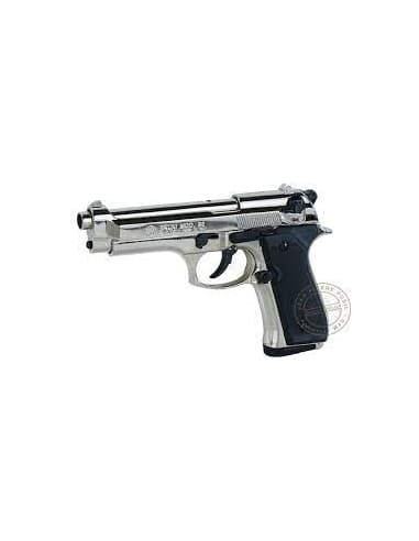 PISTOLET A BLANC BRUNI - MOD 92 - CAL 9 MM PA - NICKEL