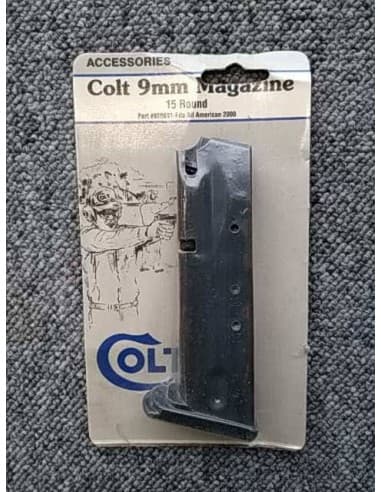 CHARGEUR COLT ALL AMERICAN 2000 9MM/15 CPS BLUE