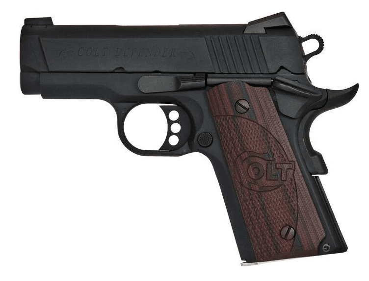 PISTOLET COLT 1911 DEFENDER 3" BLACK - CAL 9 MM / O7802XE