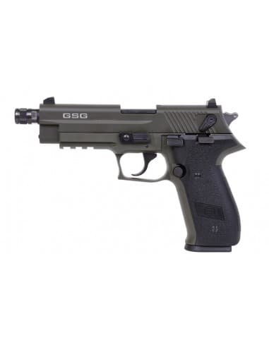 PISTOLET GSG FIREFLY SD OD GREEN - CAL 22 LR