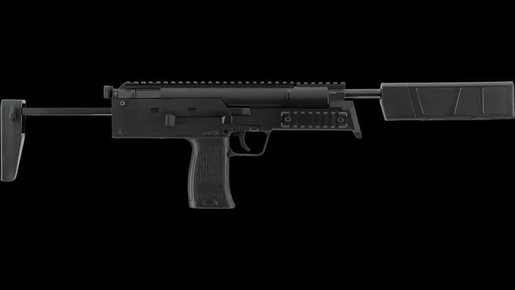 PISTOLET A AIR HK MP7A1 SD - CAL 4.5 MM / 2.4370