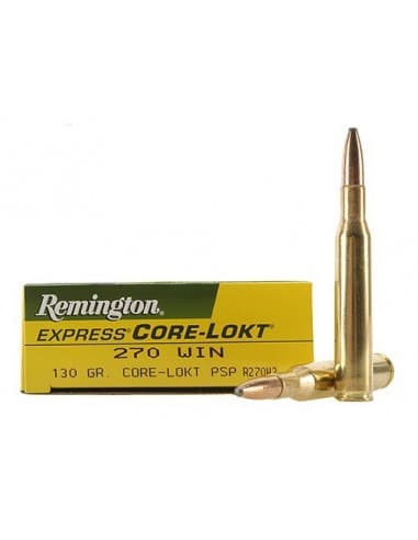CARTOUCHES REM 270 WIN CORE-LOKT - 130GR PSP