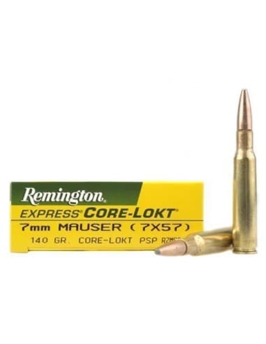 CARTOUCHES REM 7MM MAUSER CORE-LOKT (7X57) - 140GR PSP