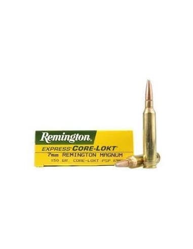 CARTOUCHES REM 7MM WEATHERBY MAG - 140GR PSP