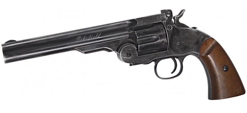 REVOLVER CO2 SCHOFIELD 6" BLACK PLOMBS / 18911 PROMO
