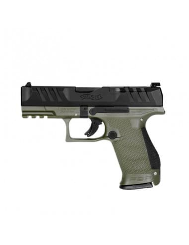 PISTOLET WALTHER PDP COMPACT 4" OR OD GREEN - CAL 9 MM